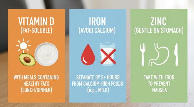 الاحتياطات عند تناول الفيتامينات