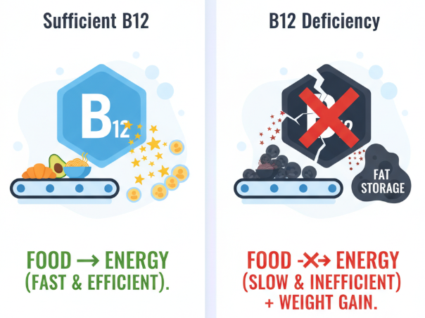 Can Lack Of Vitamin B12 Cause Weight Gain Can Lack Of Vitamin B12 Cause Weight Gain