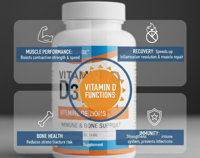 لفيتامين د وظائف متعددة.