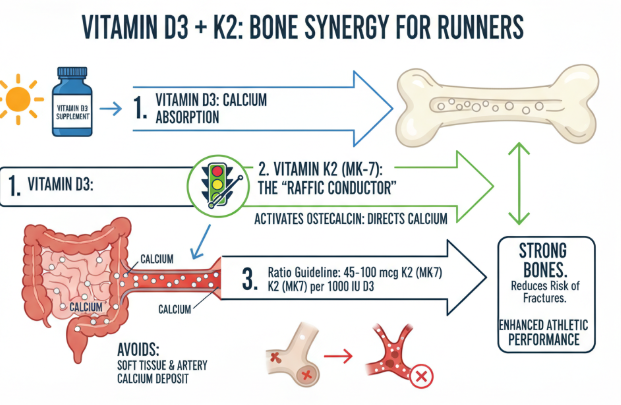 الجمع بين فيتامينات D3 و K2 يمكن أن يعزز الصحة بشكل أفضل.