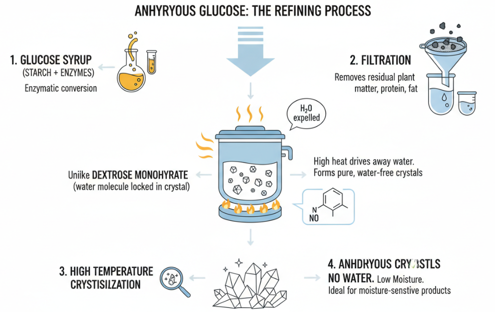 수성 포도당 정제 공정