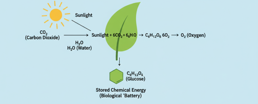 The origin of glucose energy