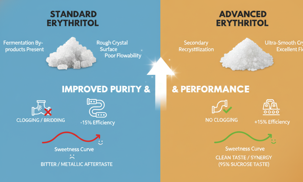 Punto di contrasto dell'eritritolo