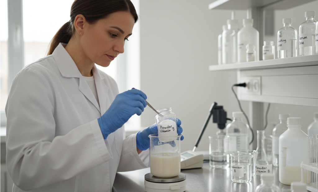 Powder Vitamin B Applicable crowd