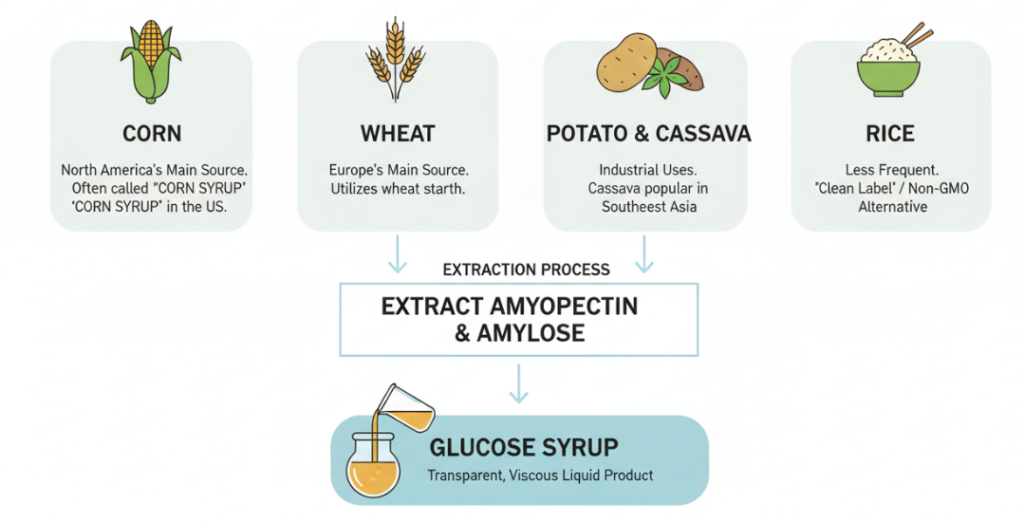 المكون الأساسي للجلوكوز