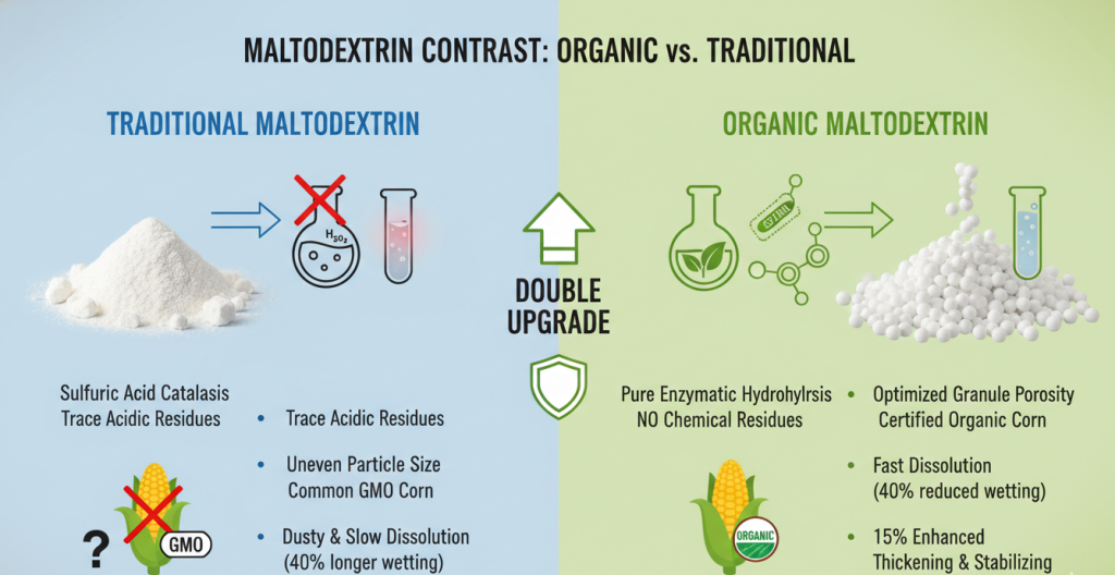Maltodextrin Organic contrast point