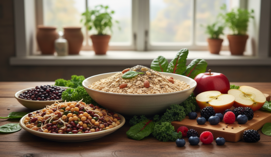 Umfassende Tabelle für gesunde Ernährung