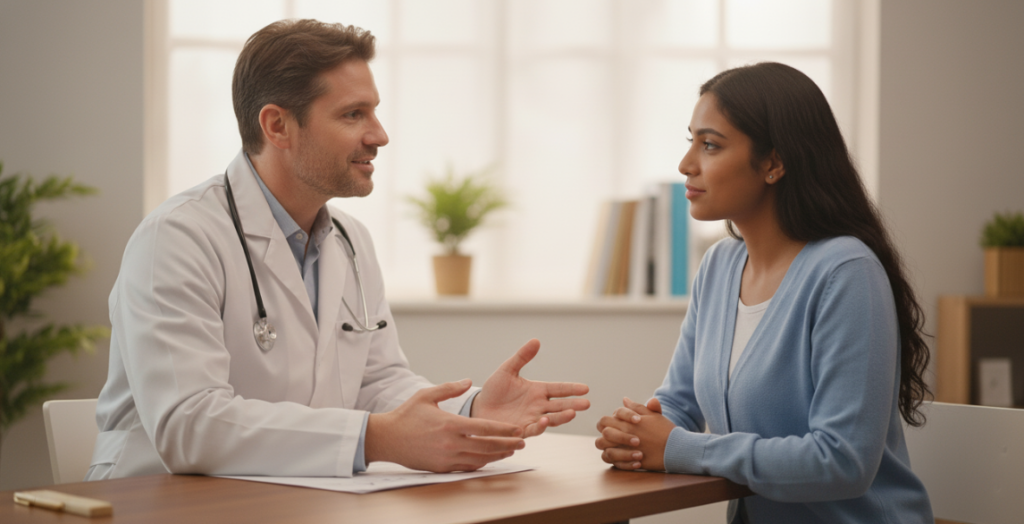 التواصل بين الطبيب والمريض