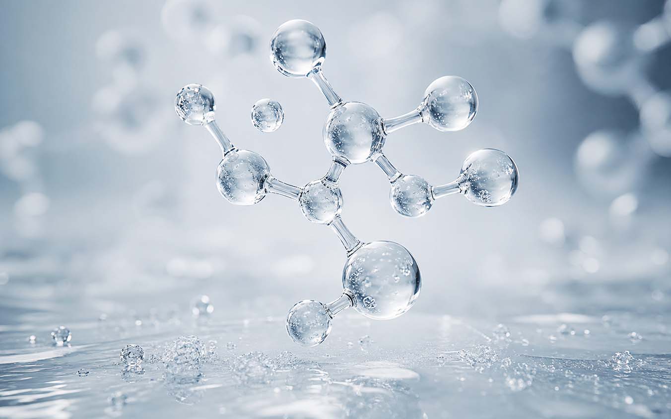 Molecular structure representing nutritional science